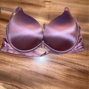 La SENZA Satin Padded Push-Up Bra - Rose Mauve